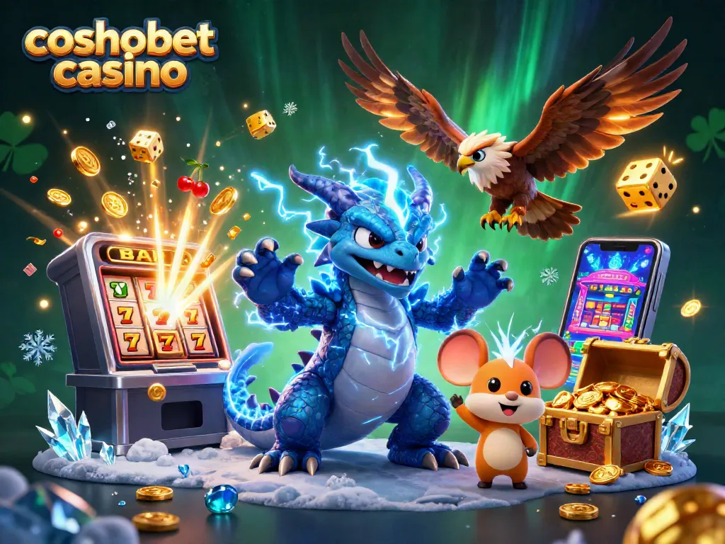 Engage with the exciting world of Cosmobet Casino featuring dynamic characters and vibrant gaming elements.